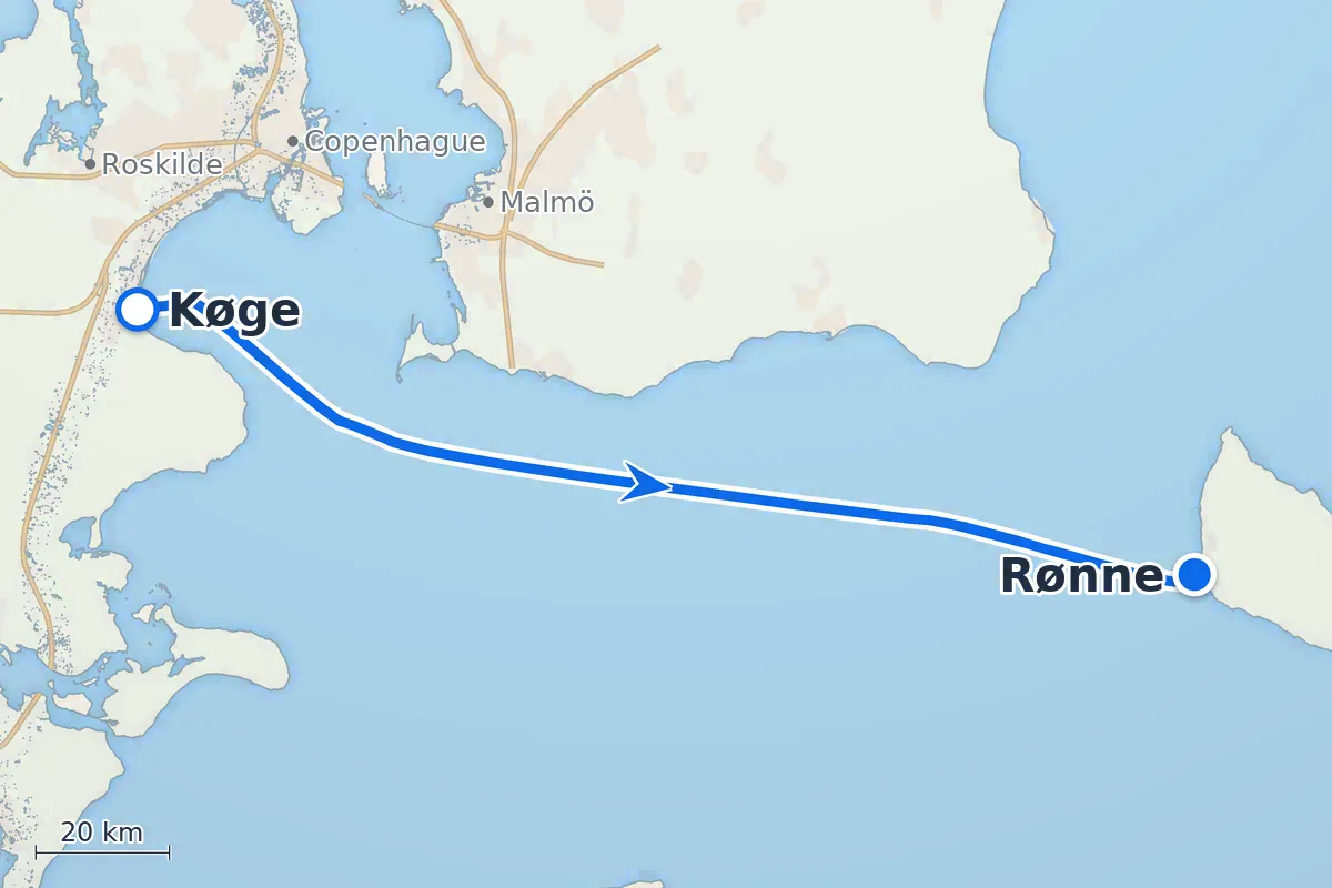 Køge - Rønne