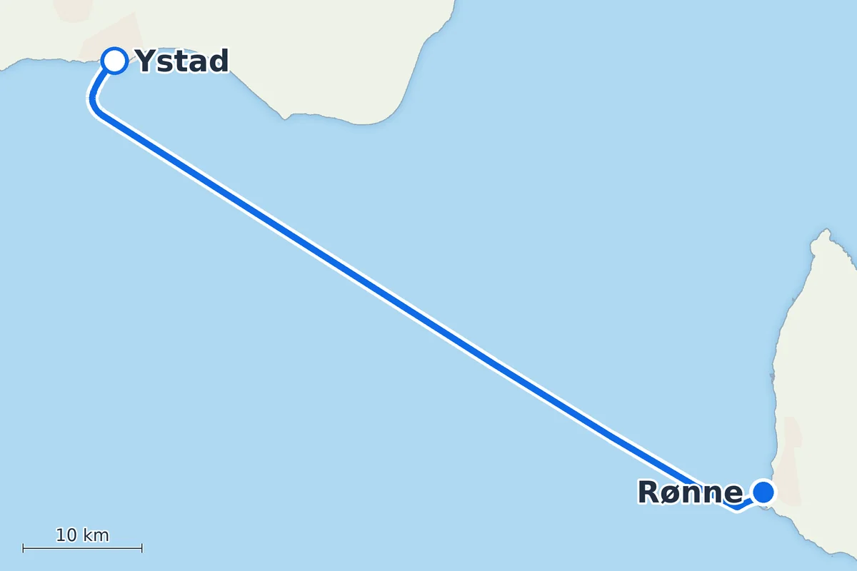 Ystad - Rønne